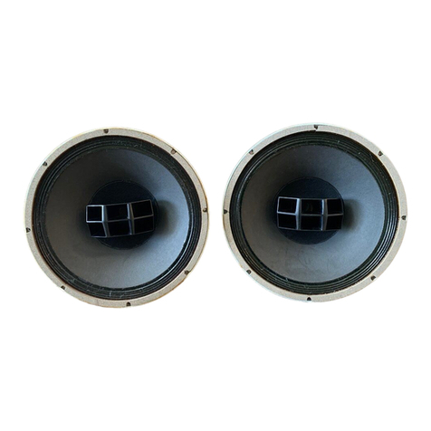 Altec 604E DUPLEX SPEAKER Manuel utilisateur Altec 604E DUPLEX SPEAKER Manuel utilisateur