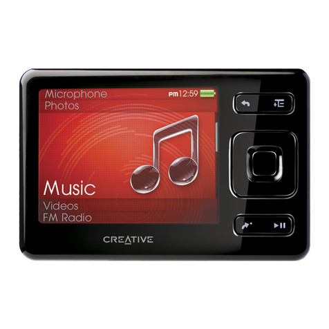 Creative ZEN Manuel utilisateur