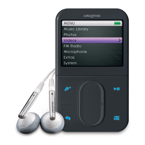 Creative ZEN VISION-M - Manuel utilisateur