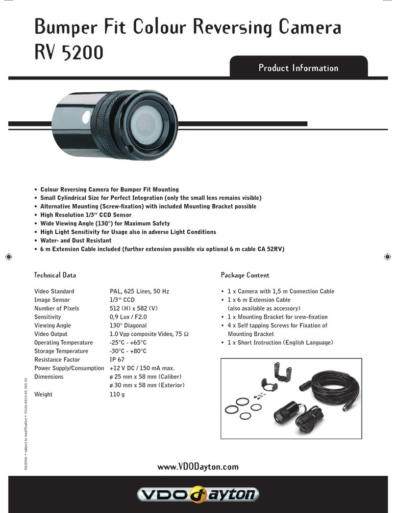 VDO RV 5200 Manuel utilisateur