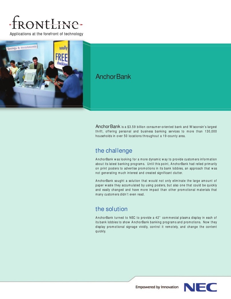 NEC NEC110405 Guide de l'utilisateur