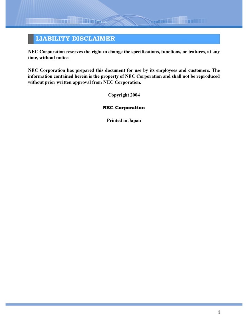 NEC DTERMSP30 Manuel utilisateur