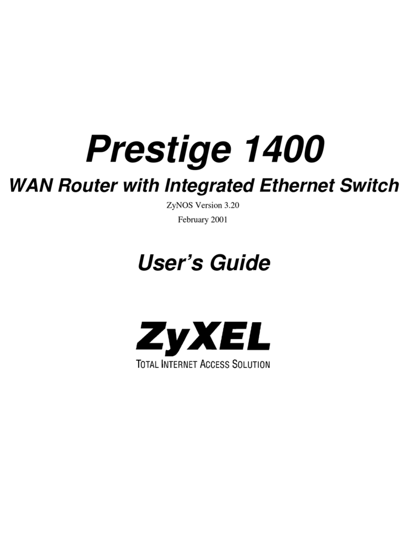 ZyXEL Communications PRESTIGE 1400 - Manuel utilisateur