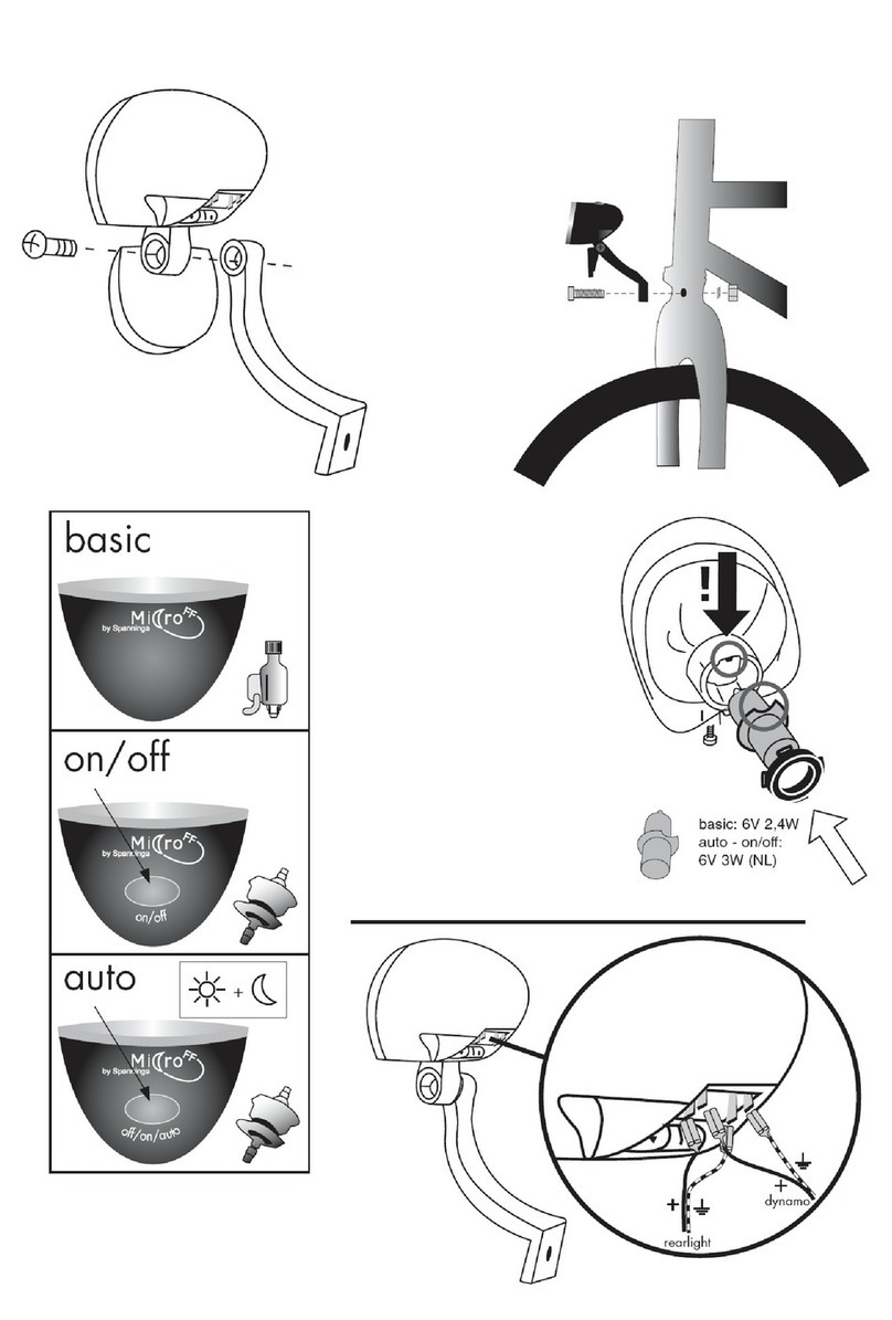spanninga MICRO FT LIGHT - SCHEMA Manuel utilisateur