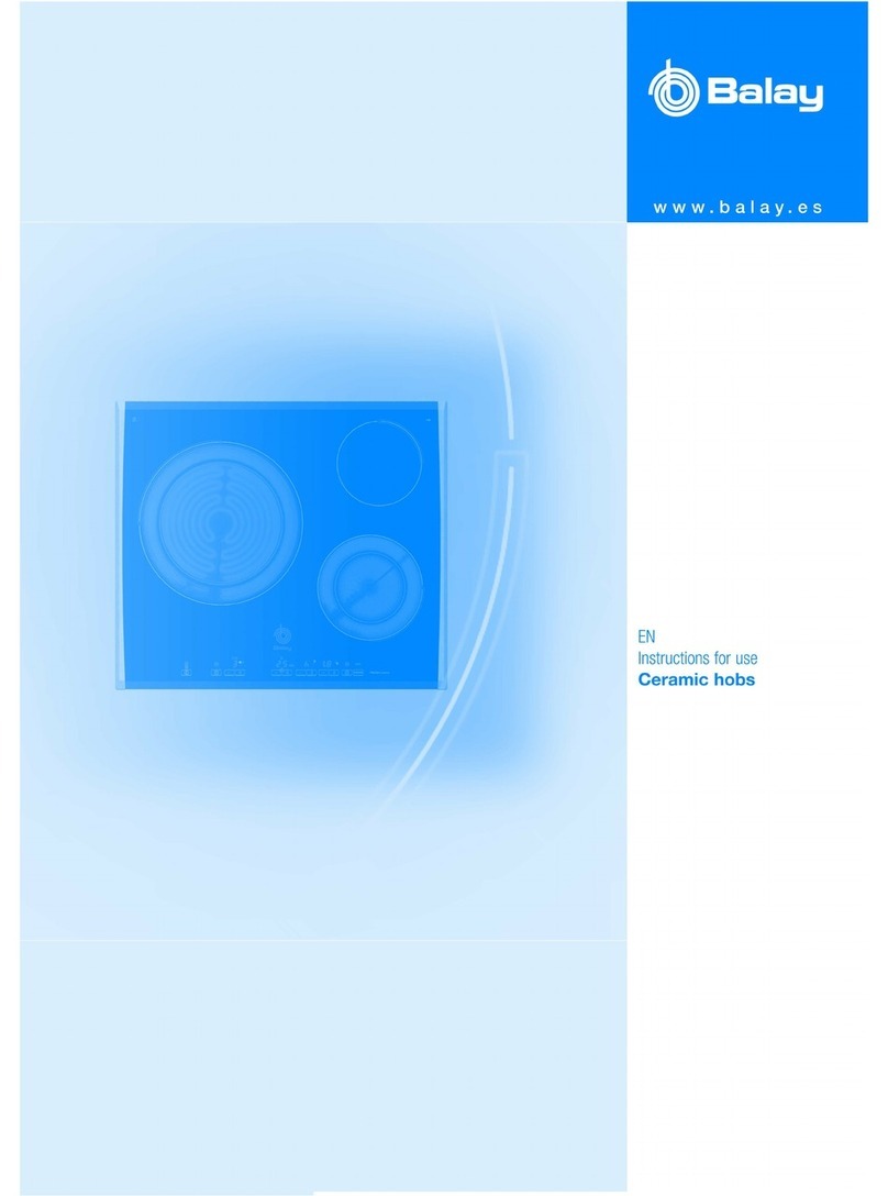 BALAY 3ET7038LP Manuel utilisateur
