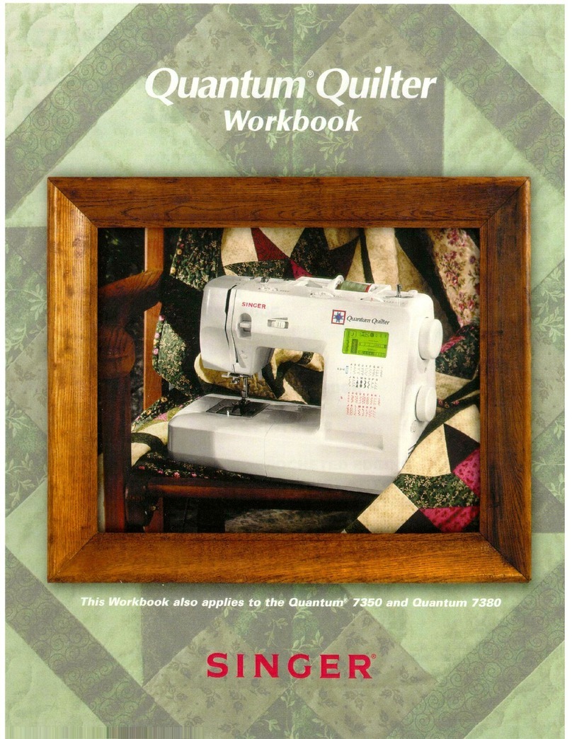 Singer QUANTUM QUILTER 7350 Instructions de fonctionnement