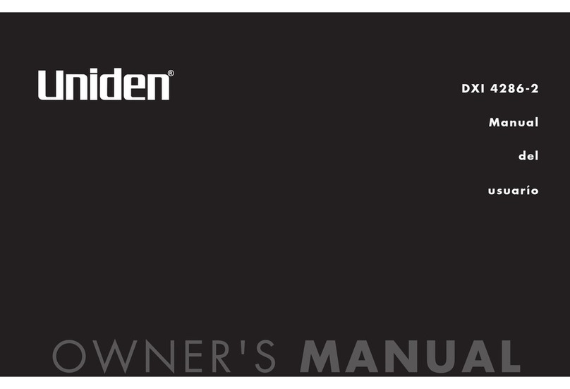 Uniden DXI 4286-2 Series Manuel utilisateur