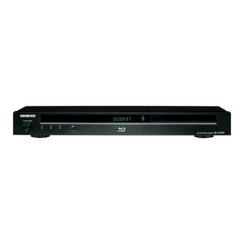 Onkyo BD-SP309 Manuel utilisateur