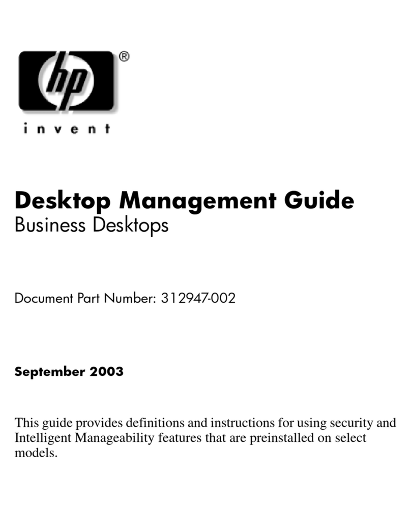 Compaq d338 - Microtower Desktop PC Manuel de programmation
