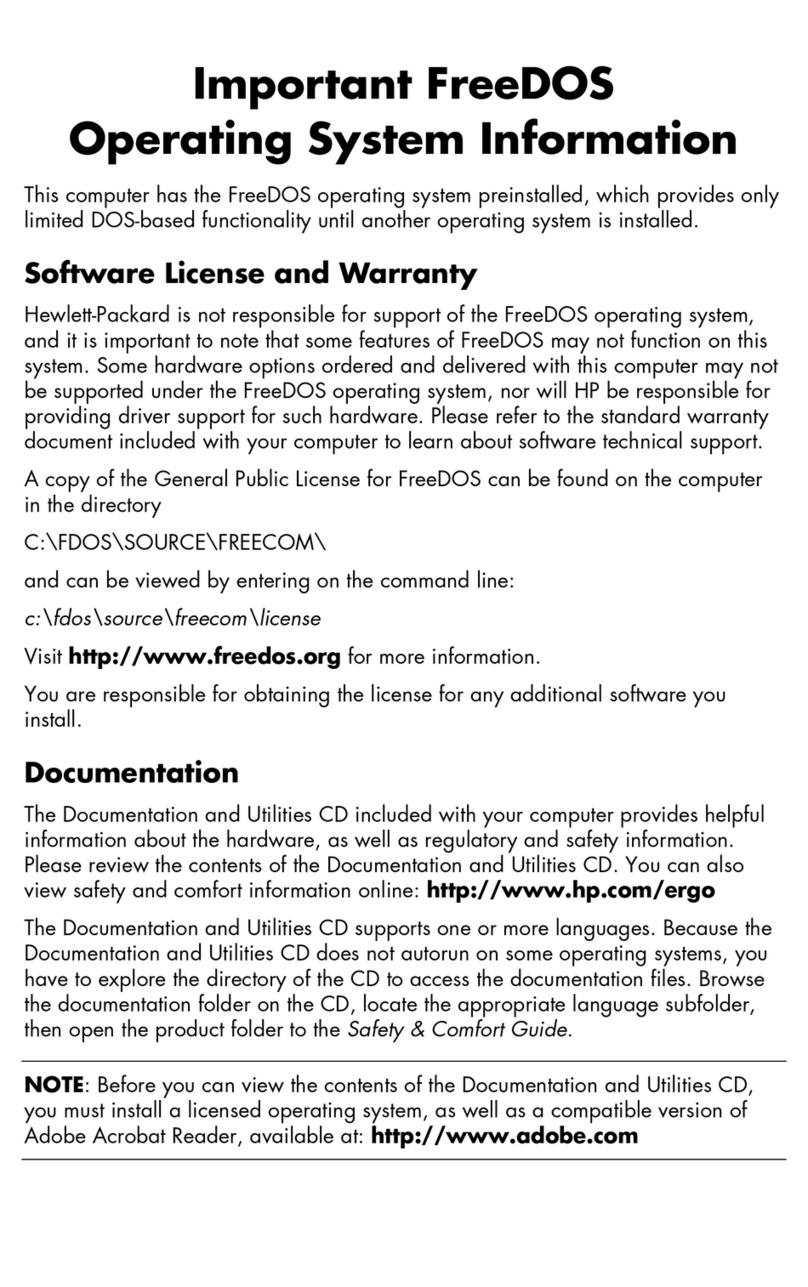 Compaq CQ2100 - Desktop PC Manuel utilisateur