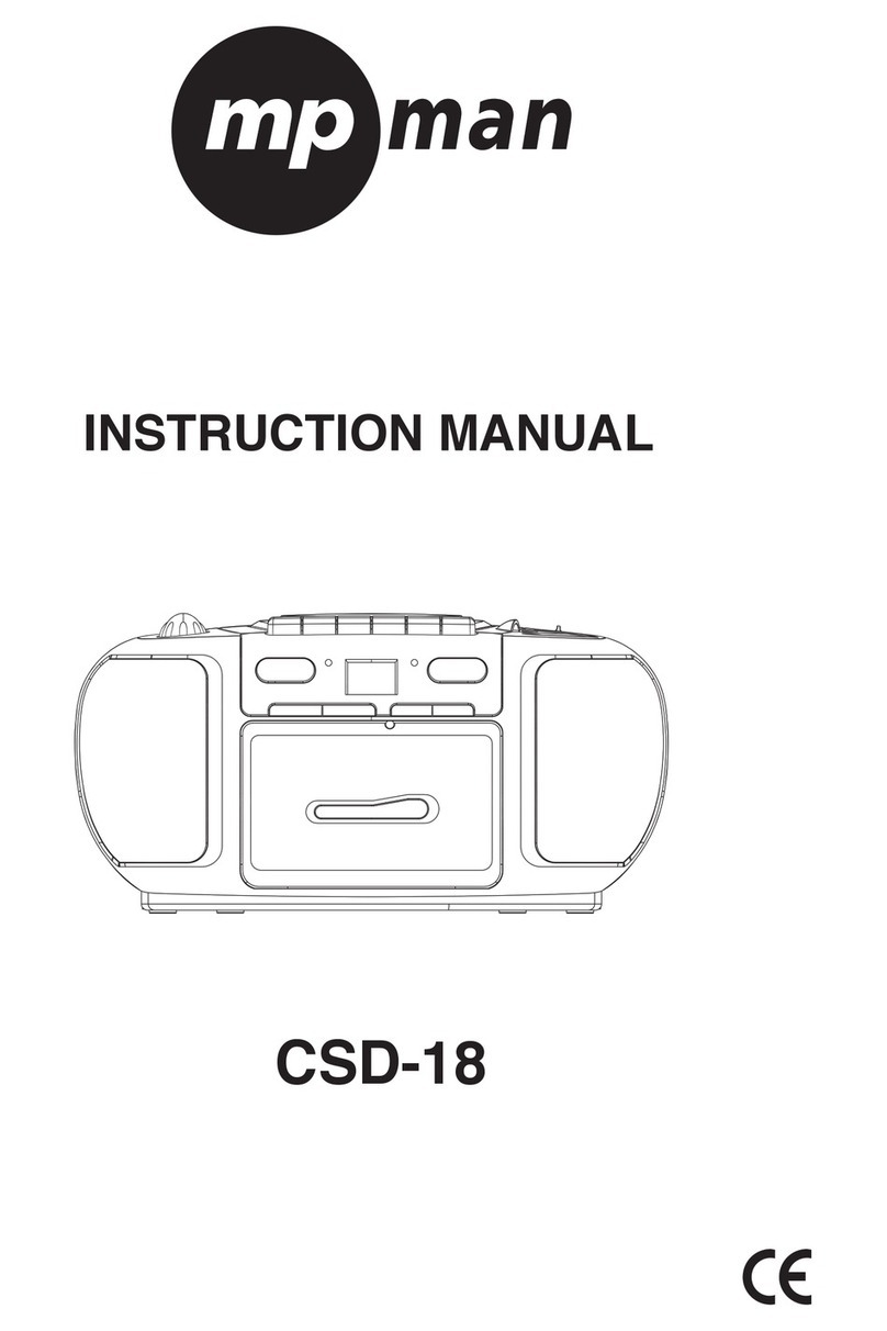 MP-Man CSD 18 Manuel utilisateur