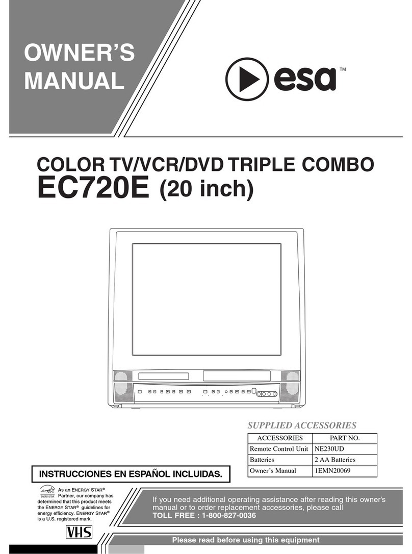 ESA EC720E Manuel utilisateur