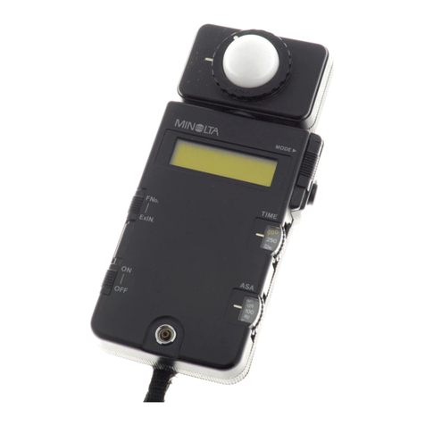 Minolta FLASH METER III - PART 2 Manuel utilisateur Minolta FLASH METER III - PART 2 Manuel utilisateur