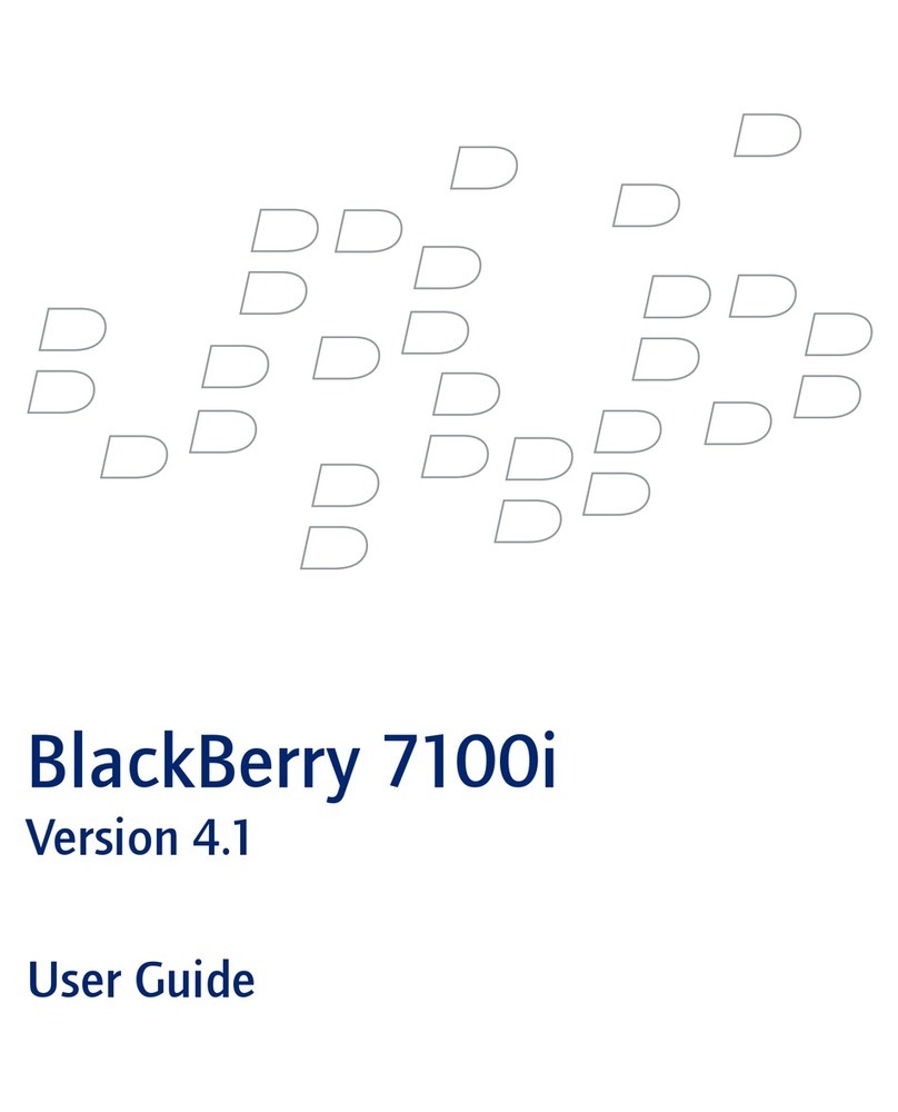 Blackbe;rry 7100I Manuel utilisateur