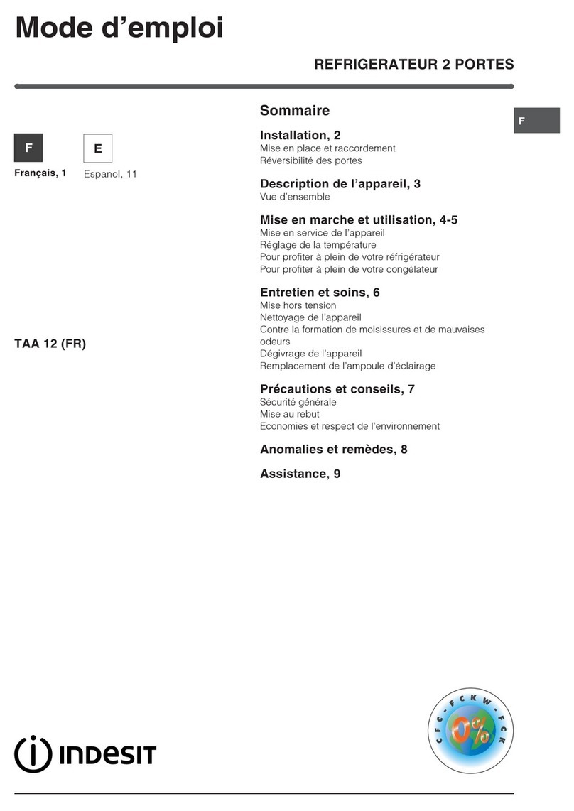 Indesit TAA 12 Manuel utilisateur