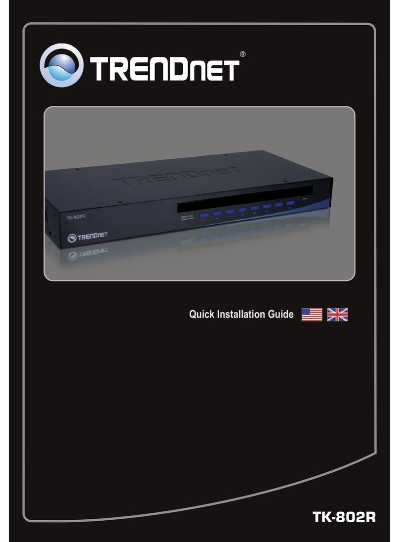 TRENDnet TK-802R Manuel utilisateur