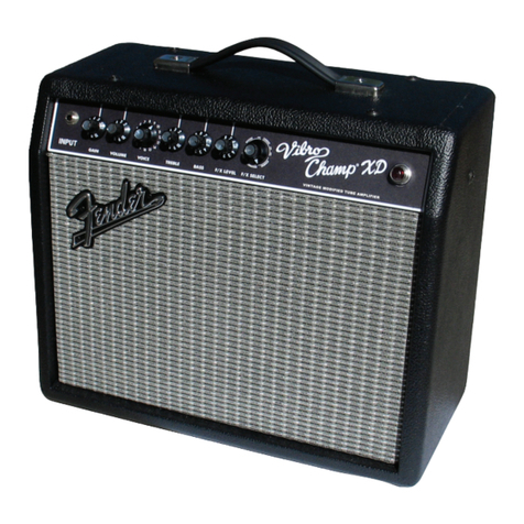 Fender Vibro Champ XD Manuel utilisateur