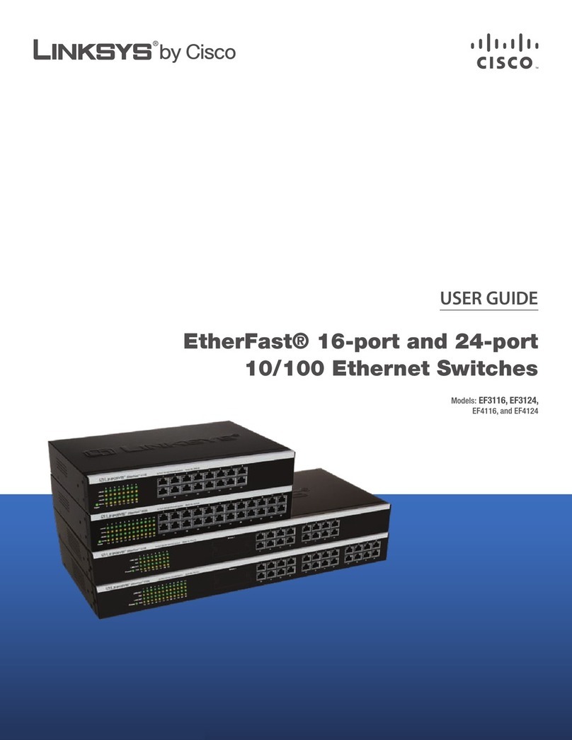 Linksys EtherFast EF3116 Manuel utilisateur