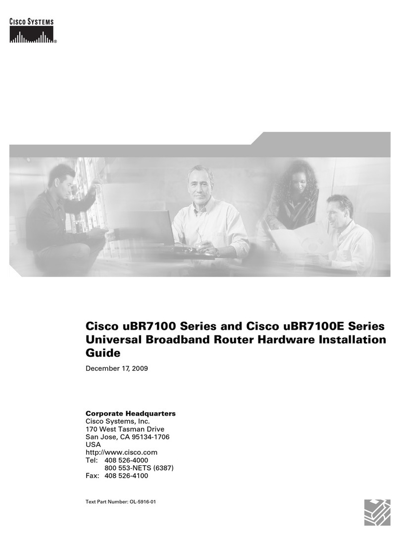 Cisco ubr7111e Manuel