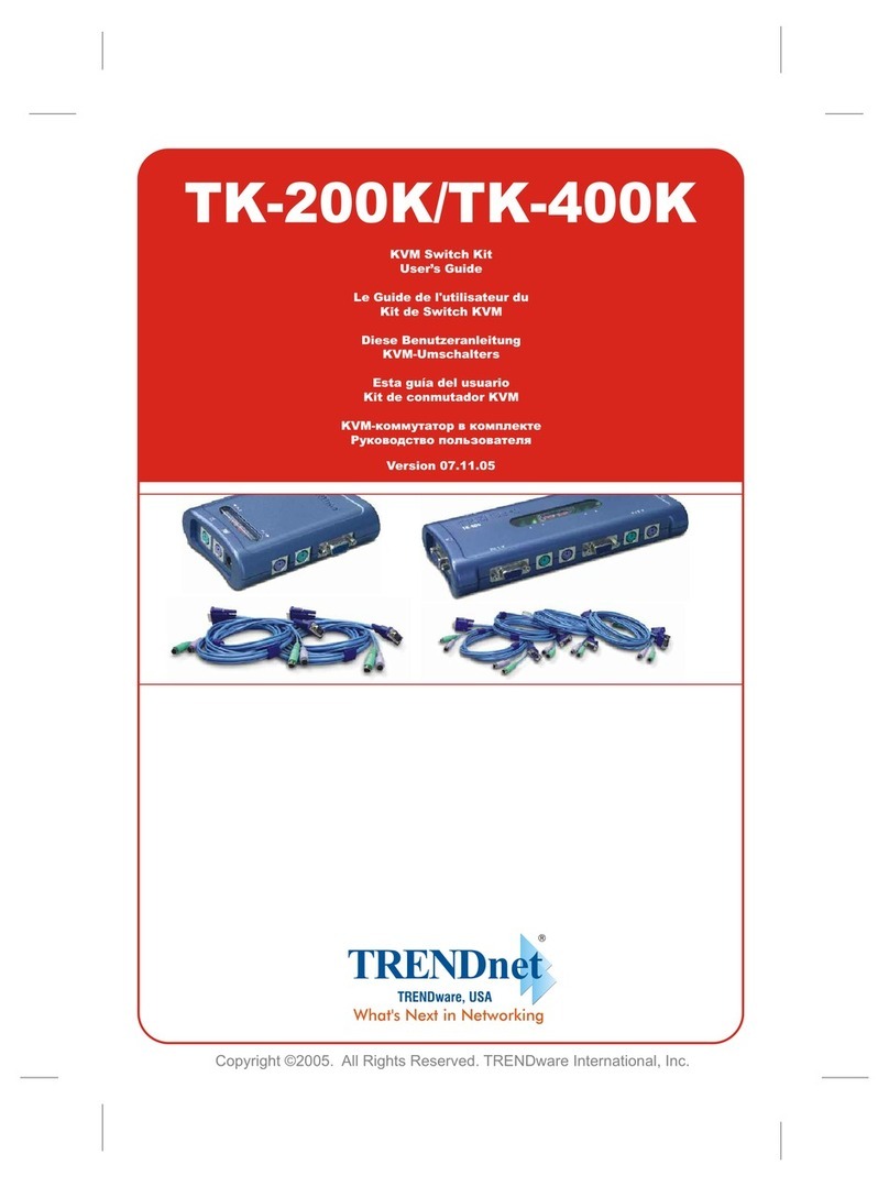 TRENDnet TK-200K Manuel utilisateur