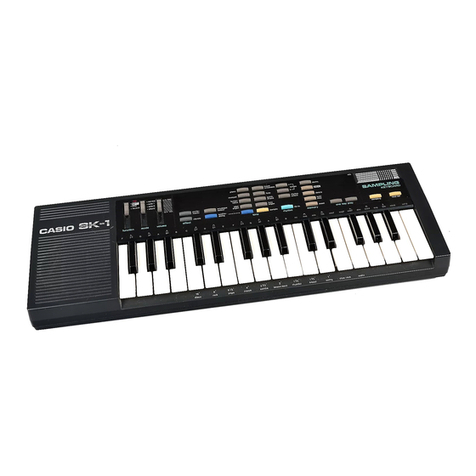 Casio SK-1 Manuel utilisateur