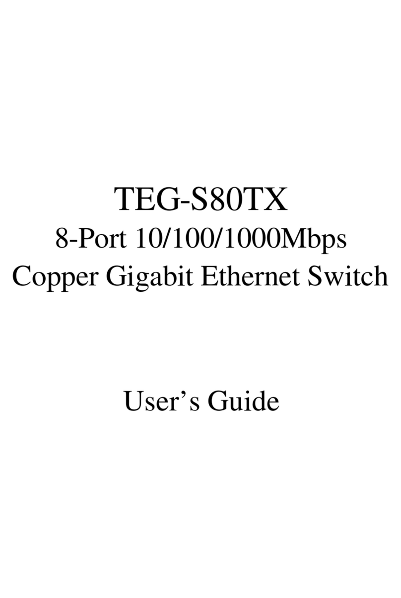TRENDnet TEG-S80TX Manuel utilisateur TRENDnet TEG-S80TX Manuel utilisateur