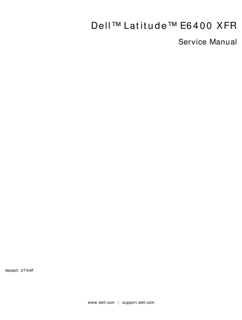 Dell Latitude E6400 XFR Manuel utilisateur