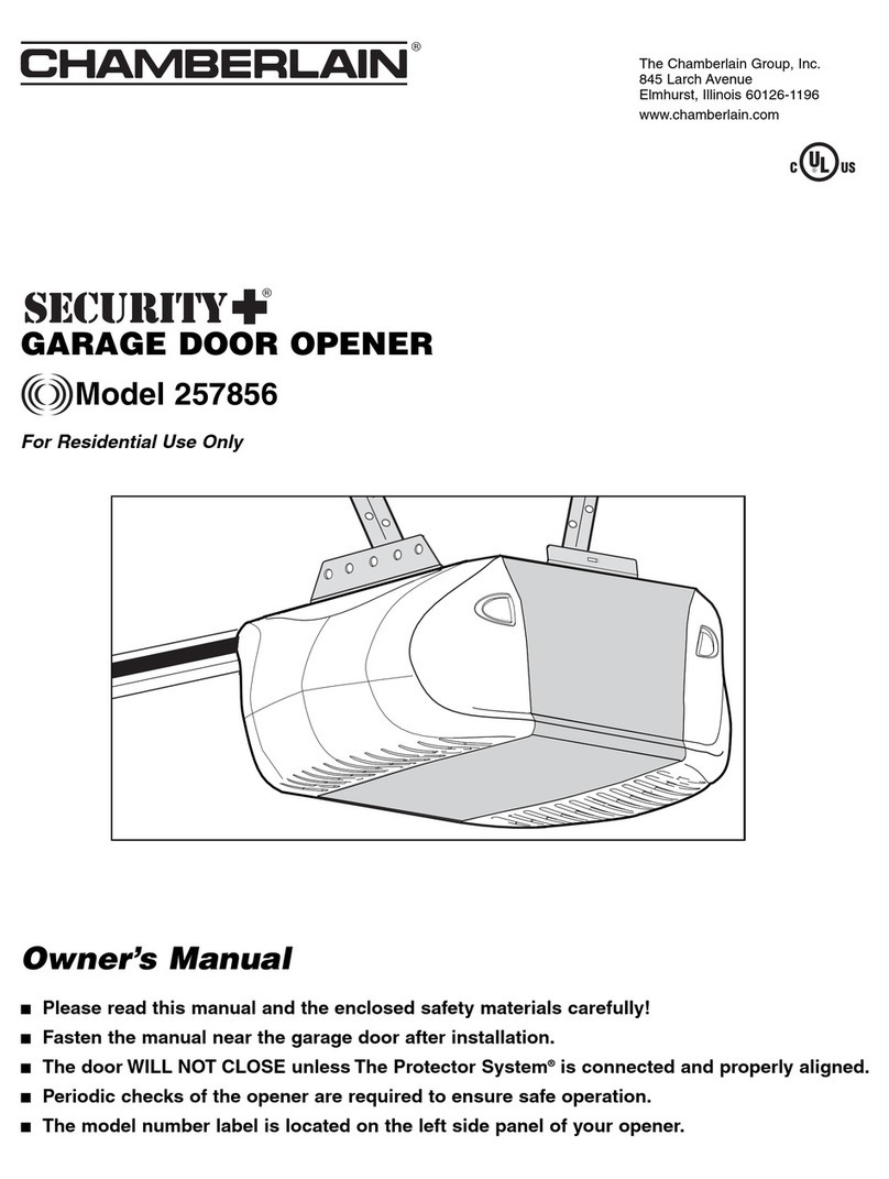 Chamberlain Security+ 257856 Manuel utilisateur
