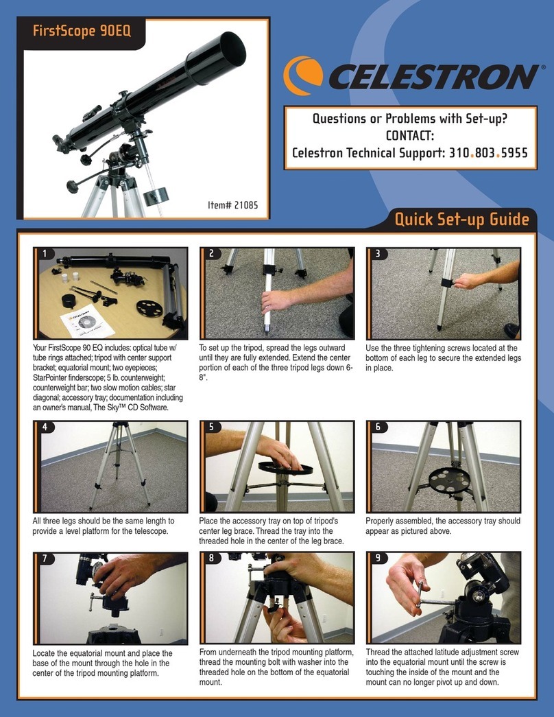 Celestron FirstScope 90EQ Manuel utilisateur
