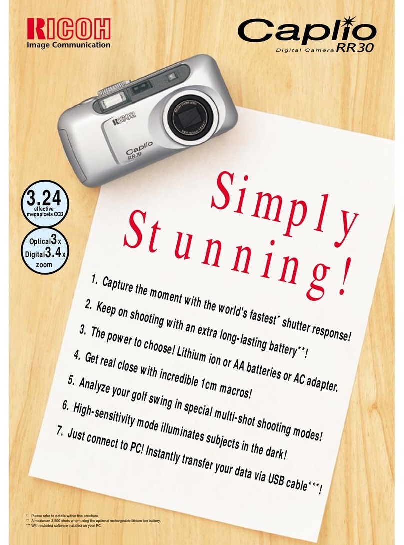 Ricoh Caplio RR30 Manuel utilisateur