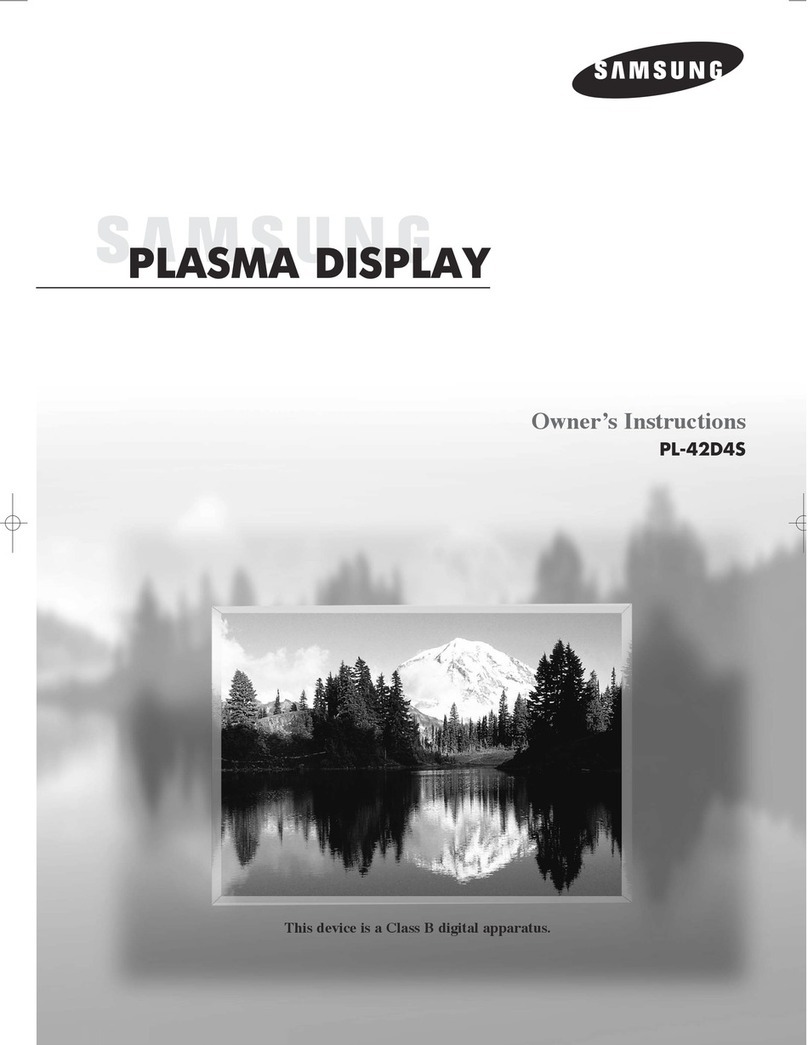 Samsung PL-42D4S Manuel utilisateur