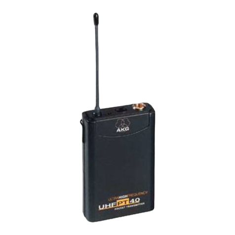 AKG PT 40 Manuel utilisateur