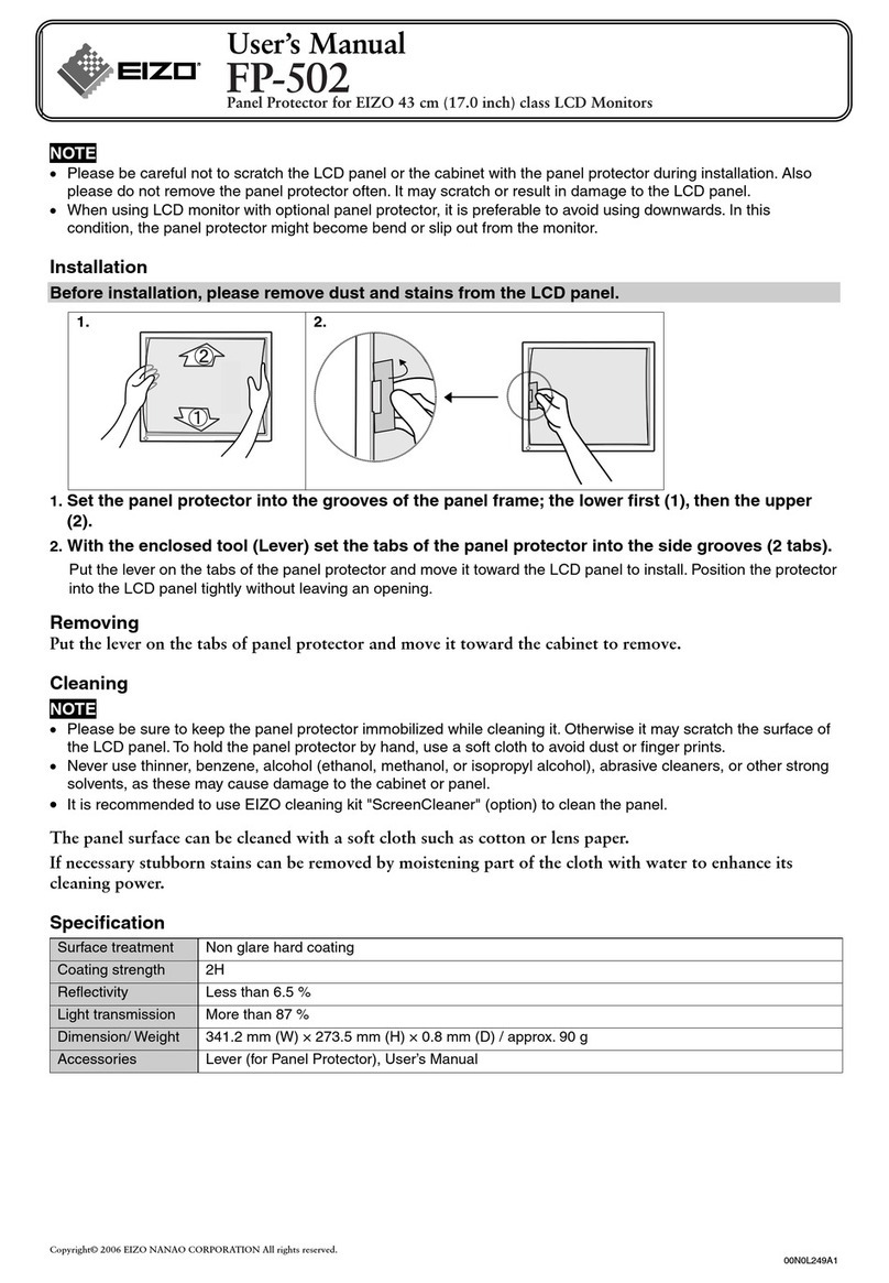 Eizo FP-502 Manuel utilisateur
