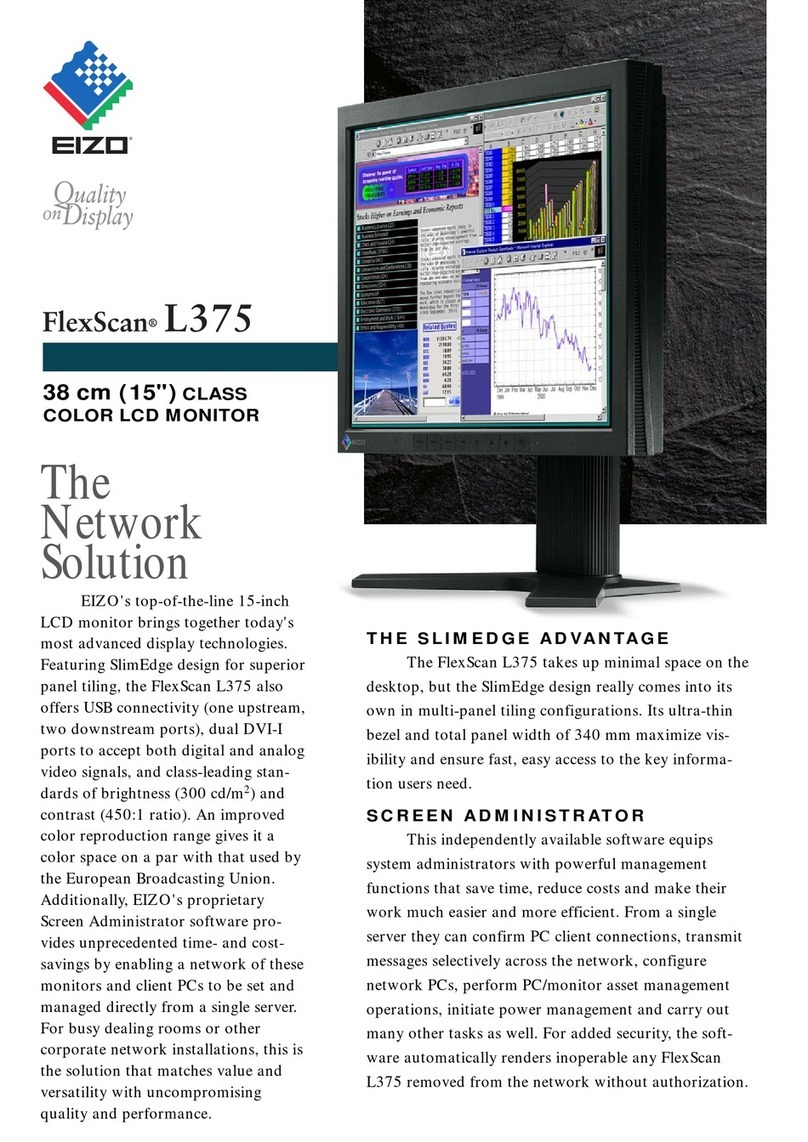 Eizo FlexScan L375 Manuel utilisateur
