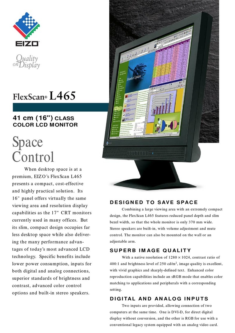 Eizo FlexScan L465 Manuel utilisateur