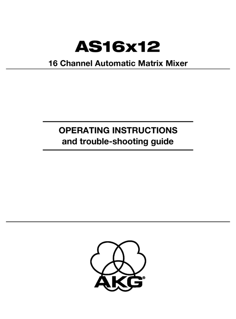AKG A16X12 Manuel utilisateur