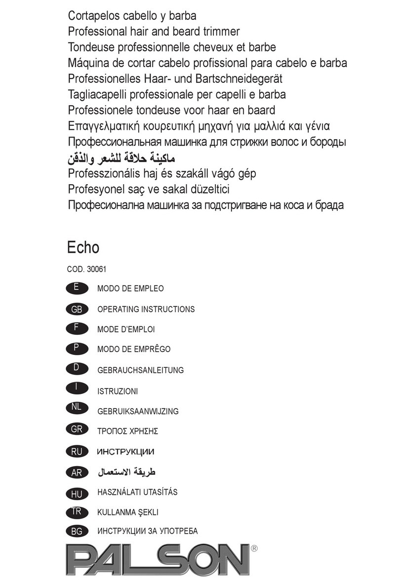 PALSON ECHO Manuel utilisateur