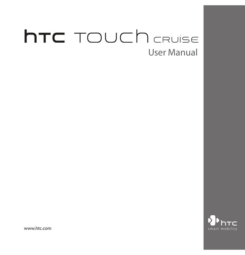 HTC Touch Touch Cruise Manuel utilisateur HTC Touch Touch Cruise Manuel utilisateur