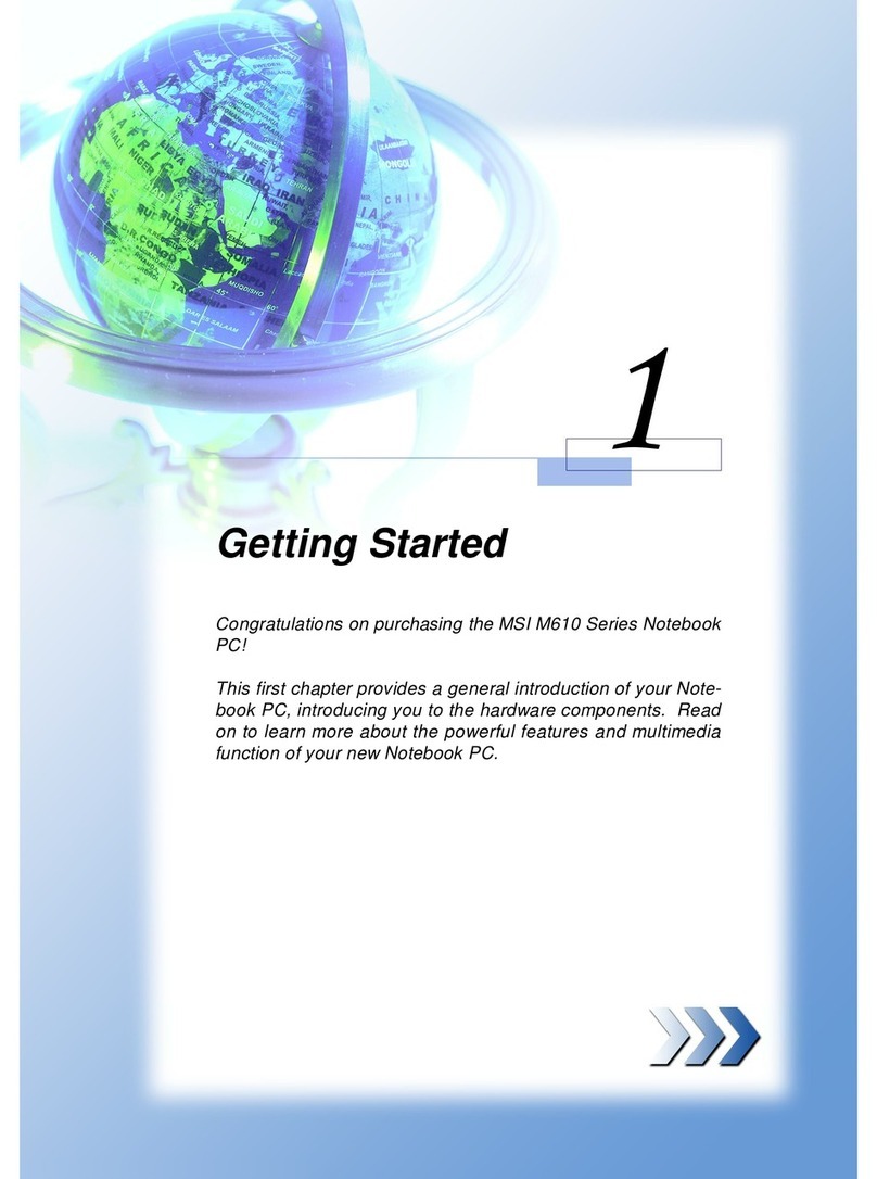 MSI M610 Series Manuel utilisateur