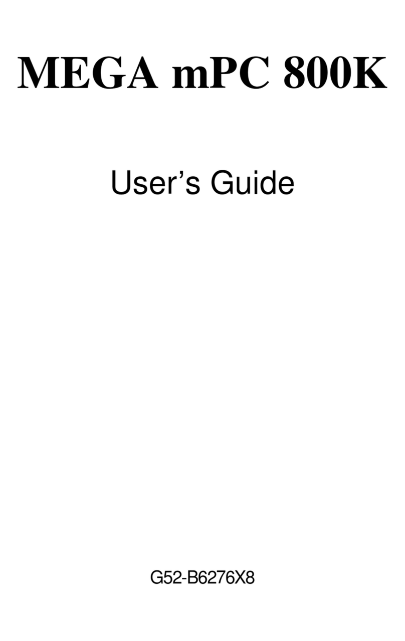 MSI MEGA mPC 800K Manuel utilisateur