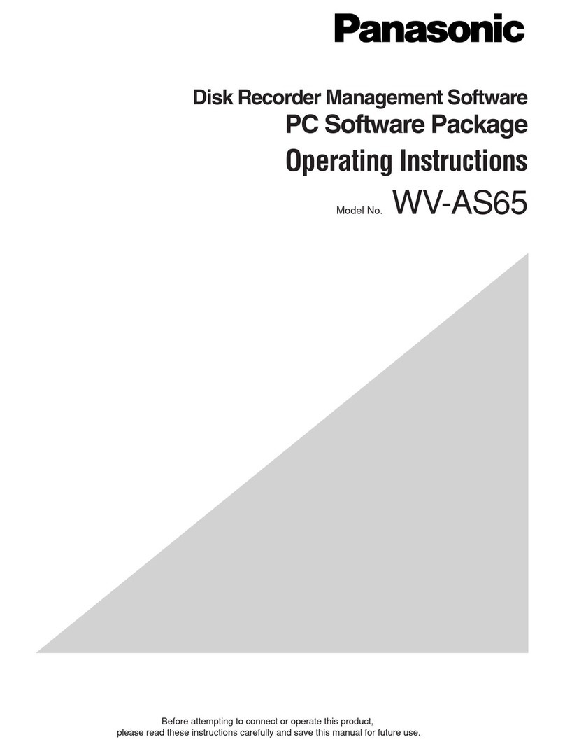 Panasonic WV-AS65 Manuel utilisateur