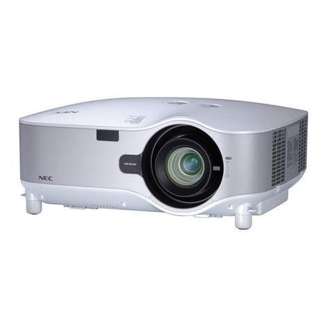 NEC NP2150 Series Manuel utilisateur