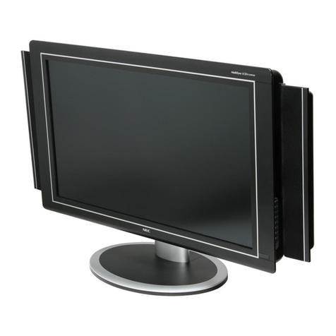 NEC LCD3735WXM - MultiSync - 37" LCD TV Manuel utilisateur