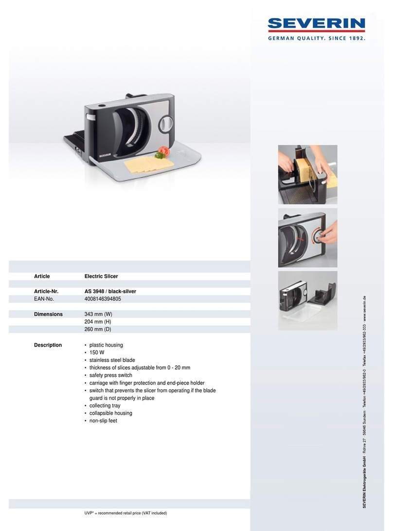 SEVERIN AS 3948 Guide de l'utilisateur