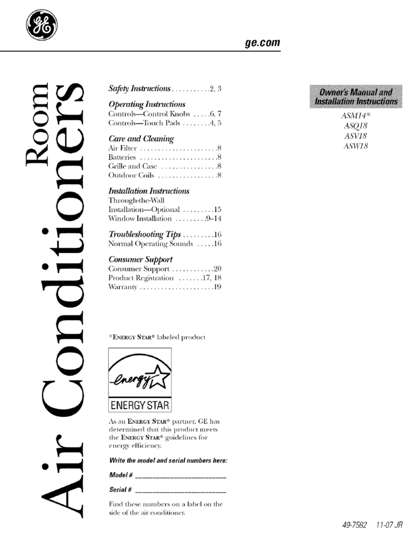 GE ASM14AL Mode d'emploi