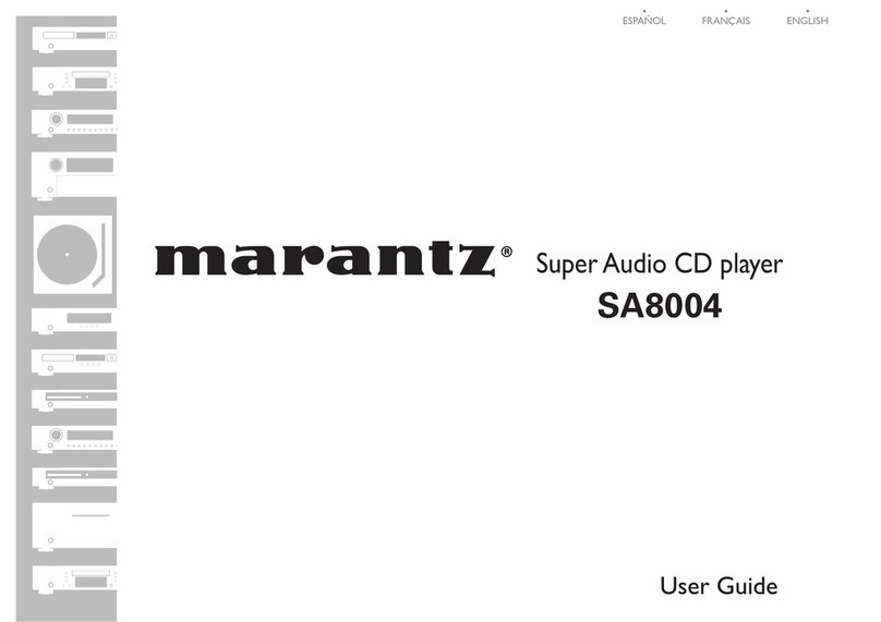 Marantz SA8004 Manuel utilisateur