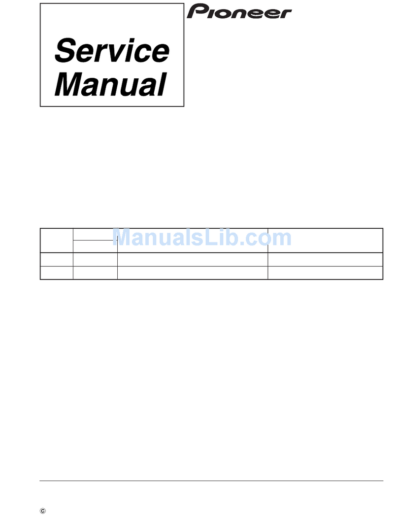 Pioneer PD-F958 Manuel utilisateur