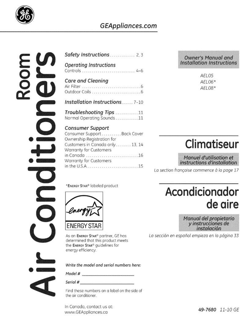 GE AEM08LP Mode d'emploi