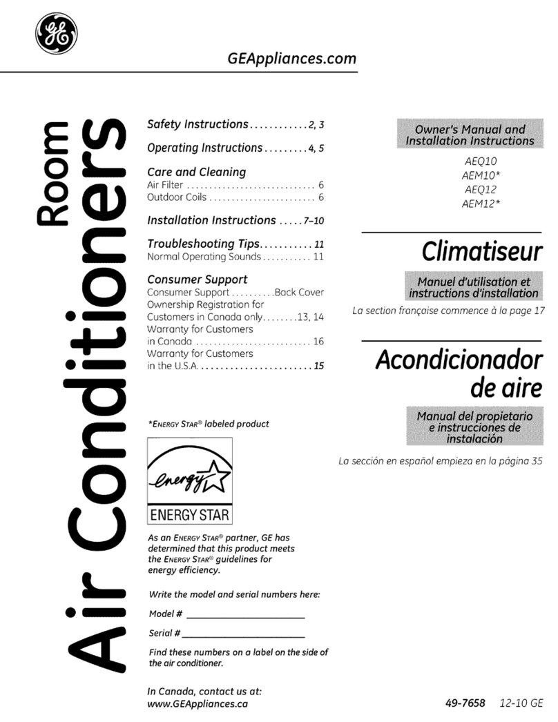 GE AEM12AP Mode d'emploi