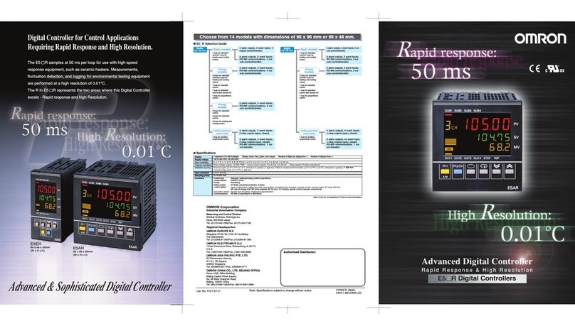 Omron E5 R Manuel utilisateur